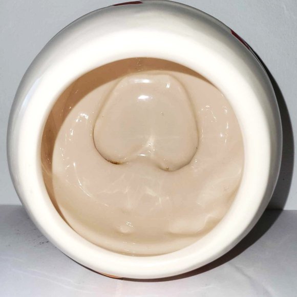 Roly Poly Ceramic Snowman Cookie Jar Tii Collections  9-1/2 Inch - Picture 9 of 10